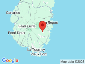 Map of Site Report: Ti Rocher, Saint Lucia